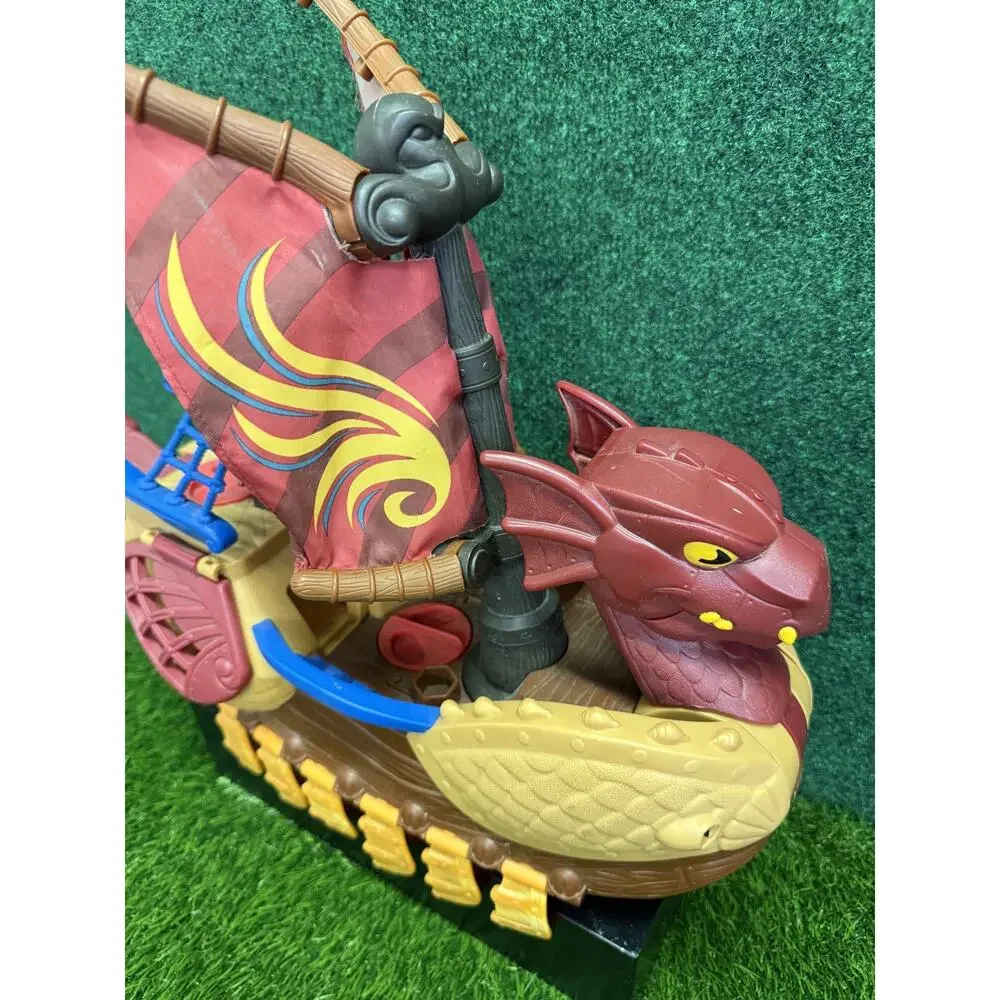Fisher-Price Imaginext Dragon Pirate Ship Playset with 6 Action Figures & Sword